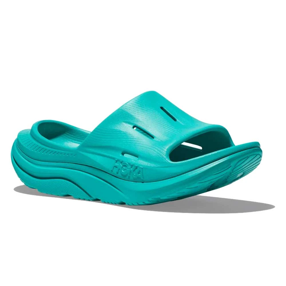 Hoka Unisex Ora Recovery Slide 3 - Ceramic/Ceramic 4 Hoka Unisex Ora Recovery Slide 3 - Ceramic/Ceramic - Image 2