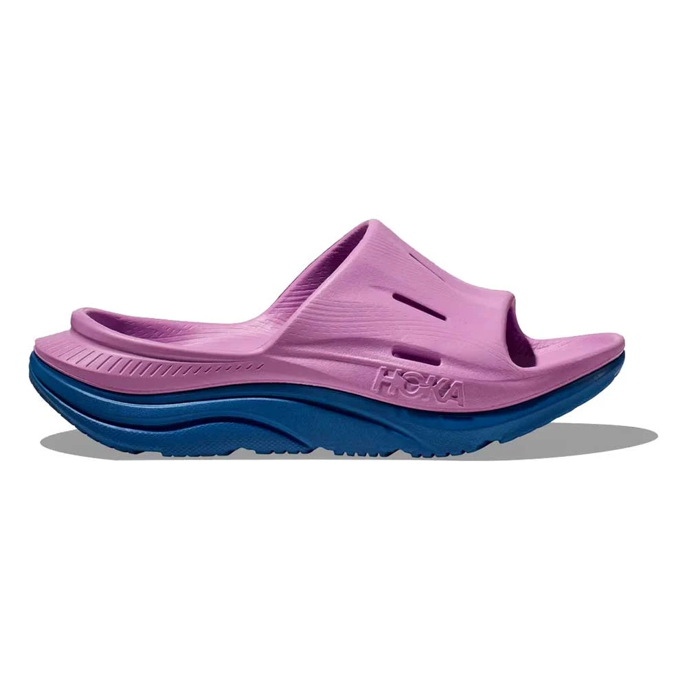 Hoka Unisex Ora Recovery Slide 3 - Cyclamen/Coastal Sky 3 Hoka Unisex Ora Recovery Slide 3 - Cyclamen/Coastal Sky