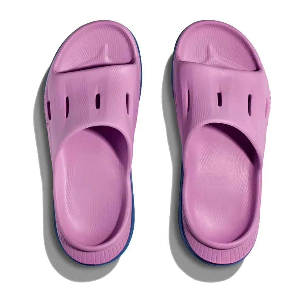 Hoka Unisex Ora Recovery Slide 3 - Cyclamen/Coastal Sky 6 Hoka Unisex Ora Recovery Slide 3 - Cyclamen/Coastal Sky - Image 4