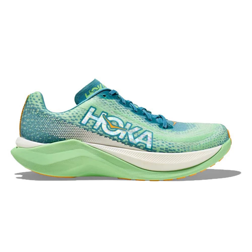 Hoka Men's Mach X Running Shoe - Ocean Mist/Lime Glow - Regular (D) 3 Hoka Men's Mach X Running Shoe - Ocean Mist/Lime Glow - Regular (D)