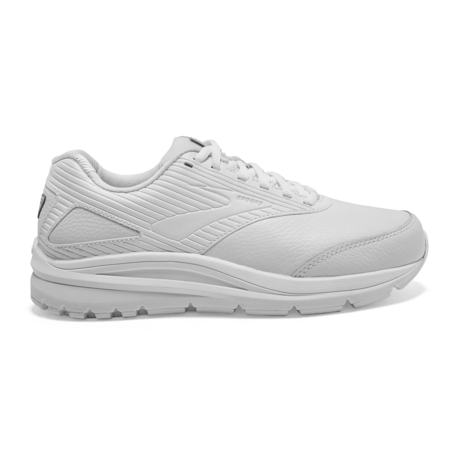 BROOKS Women's Addiction Walker 2 Walking Shoe- White/White- Narrow (2A) 3 BROOKS Women's Addiction Walker 2 Walking Shoe- White/White- Narrow (2A)