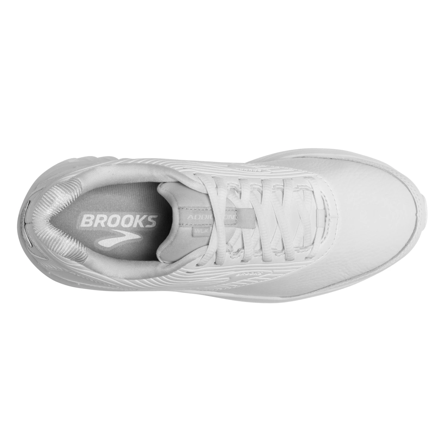 BROOKS Women's Addiction Walker 2 Walking Shoe- White/White- Narrow (2A) 7 BROOKS Women's Addiction Walker 2 Walking Shoe- White/White- Narrow (2A) - Image 5