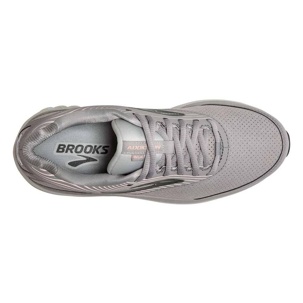 BROOKS Women's Addiction Walker Suede Walking Shoe - Alloy/Oyster/Peach- Regular (B) 7 BROOKS Women's Addiction Walker Suede Walking Shoe - Alloy/Oyster/Peach- Regular (B) - Image 5