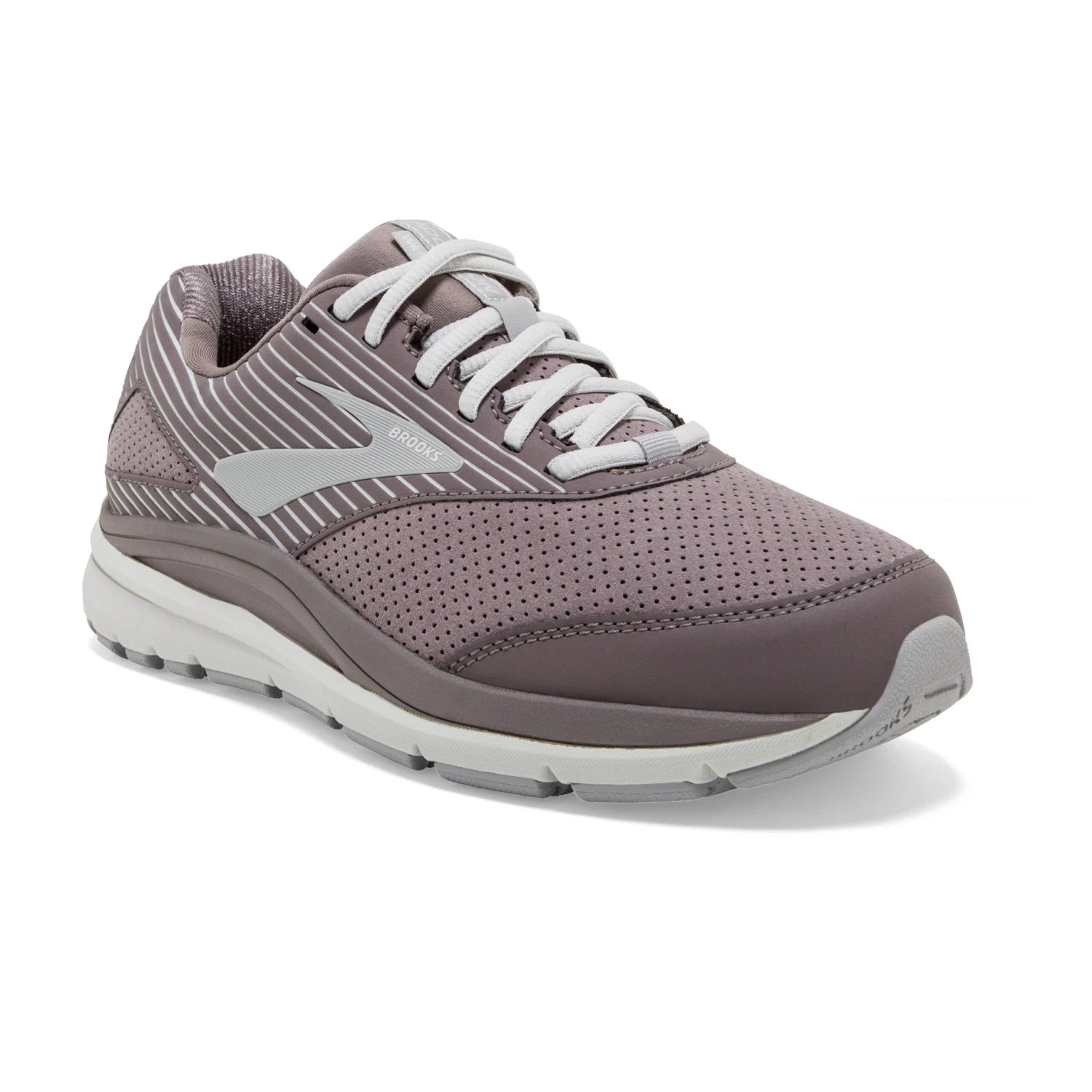 BROOKS Women's Addiction Walker Suede Walking Shoe - Shark/Alloy/Oyster - Wide (D) 5 BROOKS Women's Addiction Walker Suede Walking Shoe - Shark/Alloy/Oyster - Wide (D) - Image 3