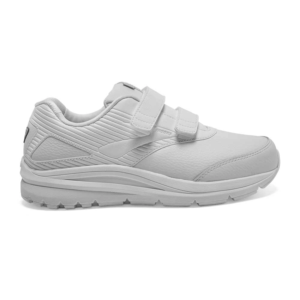 BROOKS Women's Addiction Walker V-Strap 2 Walking Shoe - White/White- Extra Wide (EE) 3 BROOKS Women's Addiction Walker V-Strap 2 Walking Shoe - White/White- Extra Wide (EE)