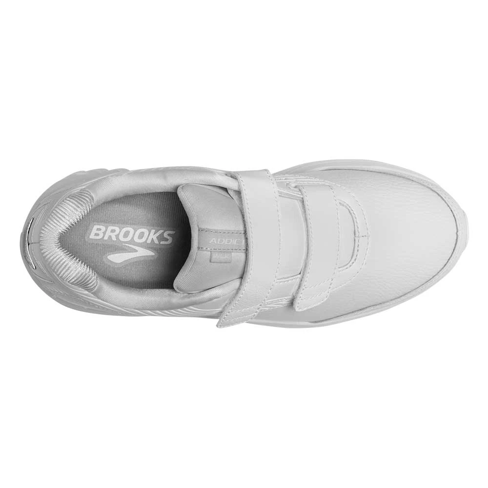 BROOKS Women's Addiction Walker V-Strap 2 Walking Shoe - White/White- Extra Wide (EE) 5 BROOKS Women's Addiction Walker V-Strap 2 Walking Shoe - White/White- Extra Wide (EE) - Image 3