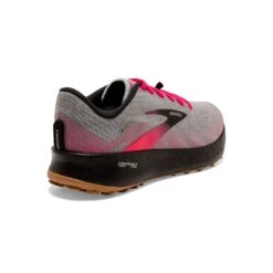 BROOKS Women's Catamount Trail Running Shoe - Alloy/Pink/Black - Regular (B) -Sports Shoe Store 120339 098 H Catamount