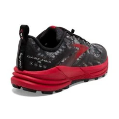 BROOKS Women's Cascadia 16 Trail Shoe - Black/Grey/Red- Regular (B) 11 BROOKS Women's Cascadia 16 Trail Shoe - Black/Grey/Red- Regular (B) -Sports Shoe Store 120363 008 H Cascadia 16