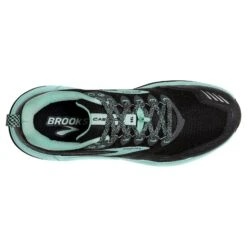BROOKS Women's Cascadia 16 Trail Running Shoes - Black/Ebony/Yucca - Regular (B) -Sports Shoe Store 120363 049 O Cascadia 16