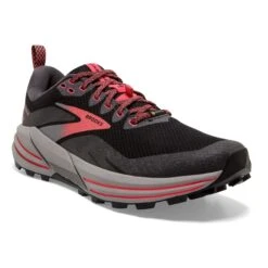 BROOKS Women's Cascadia 16 GoreTEX Trail Running Shoe - Black/Blackened Pearl/Coral - Regular (B) 10 BROOKS Women's Cascadia 16 GoreTEX Trail Running Shoe - Black/Blackened Pearl/Coral - Regular (B) -Sports Shoe Store 120364 071 A Cascadia 16 GTX