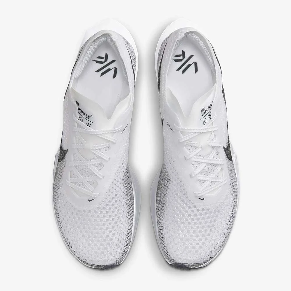 Women's Nike ZoomX Vaporfly Next% 3 Running Shoe- White/Dark Smoke Grey/Particle Grey- Regular (B) 6 Women's Nike ZoomX Vaporfly Next% 3 Running Shoe- White/Dark Smoke Grey/Particle Grey- Regular (B) - Image 4