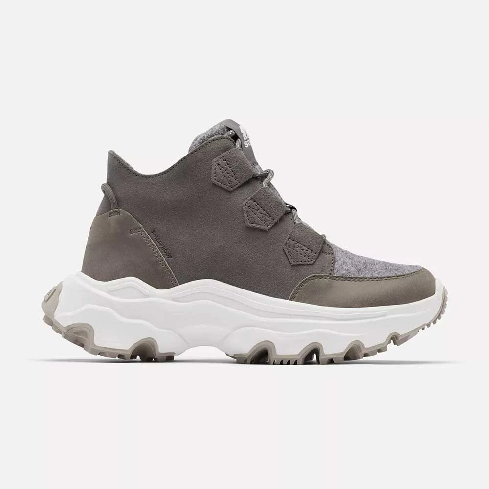 Sorel Women's Kinetic Breakthru Caribou WP Boot- Quarry- Regular (B) 3 Sorel Women's Kinetic Breakthru Caribou WP Boot- Quarry- Regular (B)