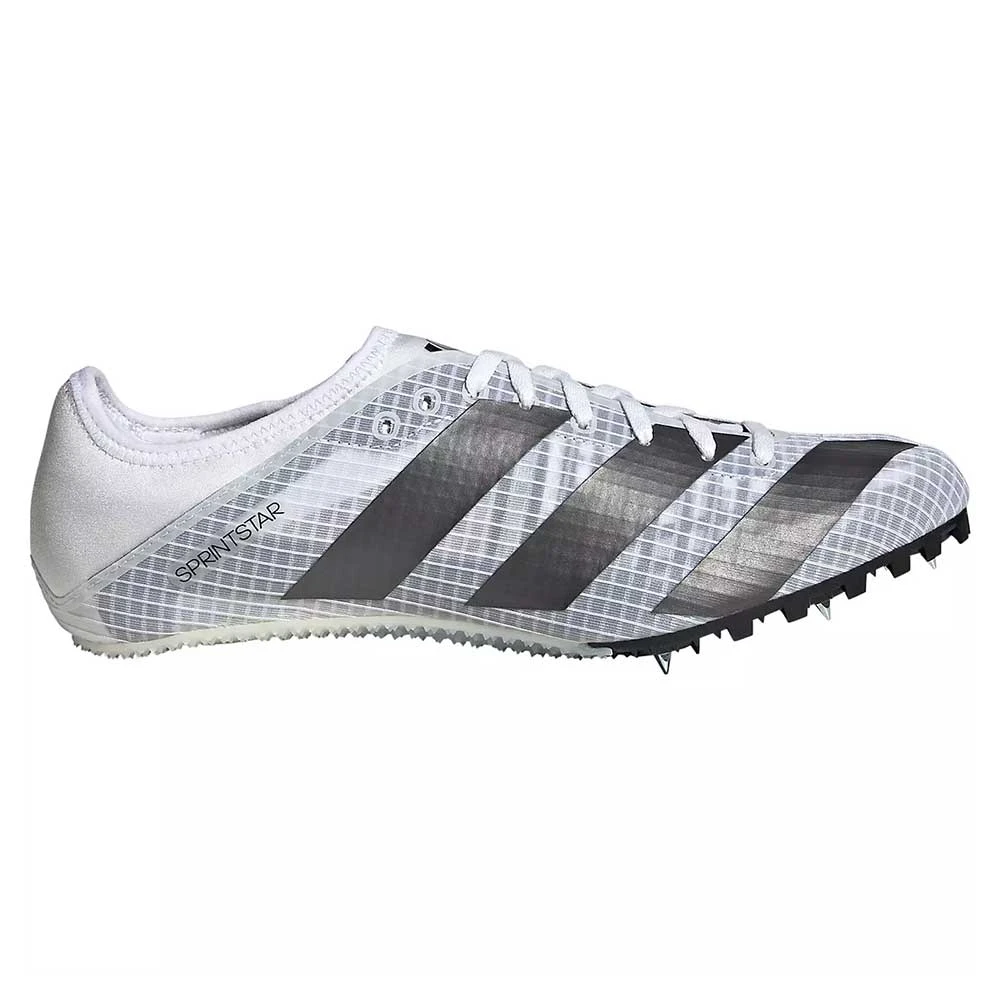 ADIDAS Men's Sprintstar Track Spikes - Ftwr White/Night Met./Core Black - Regular (D) 3 ADIDAS Men's Sprintstar Track Spikes - Ftwr White/Night Met./Core Black - Regular (D)