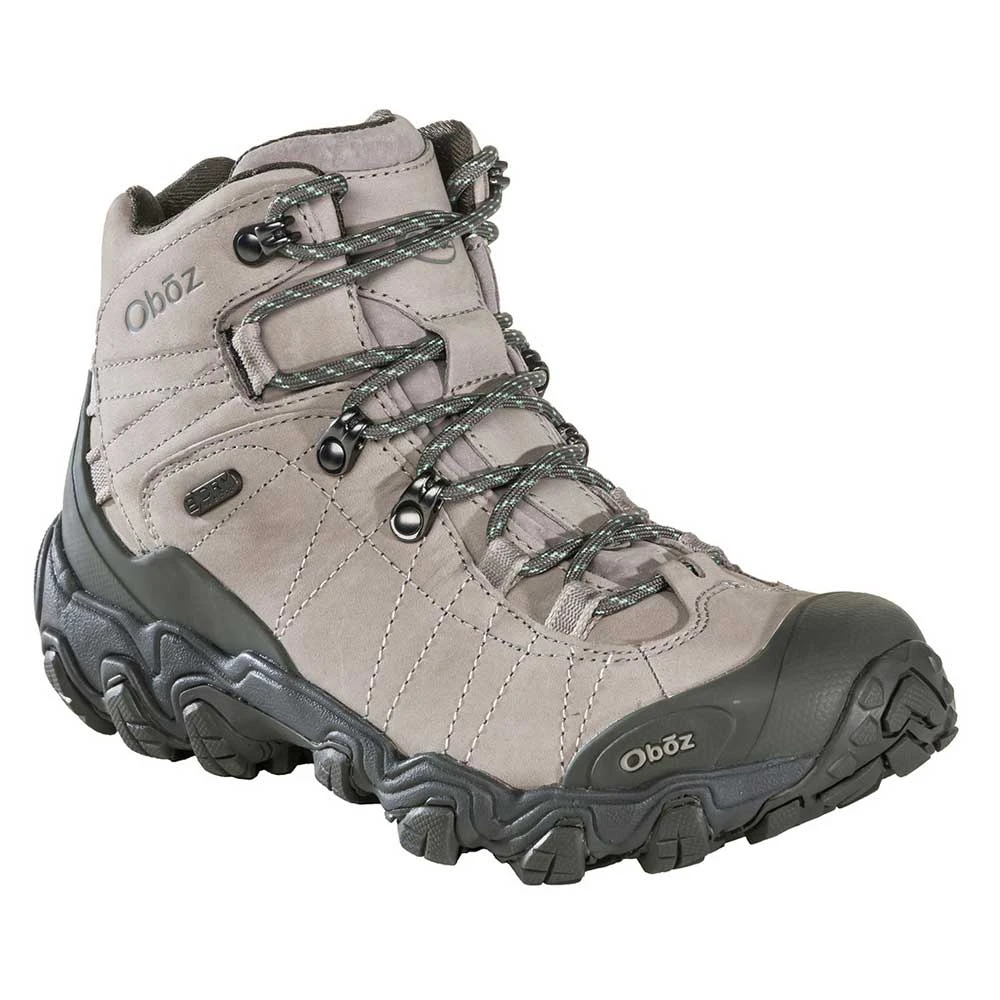 Oboz Women's Bridger Mid B-DRY Hiking Shoe- Frost Gray 4 Oboz Women's Bridger Mid B-DRY Hiking Shoe- Frost Gray - Image 2
