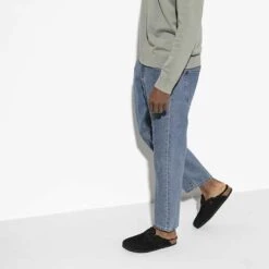 Birkenstock Boston Shearling Black Suede Leather- Regular/Wide 17 Birkenstock Boston Shearling Black Suede Leather- Regular/Wide -Sports Shoe Store 259883 f look m 1