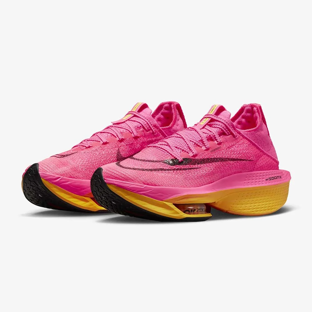 Women's Nike Alphafly 2 Running Shoe - Hyper Pink/Black/Laser Orange- Regular (B) 4 Women's Nike Alphafly 2 Running Shoe - Hyper Pink/Black/Laser Orange- Regular (B) - Image 2