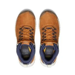 Women's Nxis Explorer Mid Waterproof Hiking Boot - Keen Maple/Birch- Regular (B) -Sports Shoe Store 3d98a69bb08aea03fee3285af74a530c22bd17c6