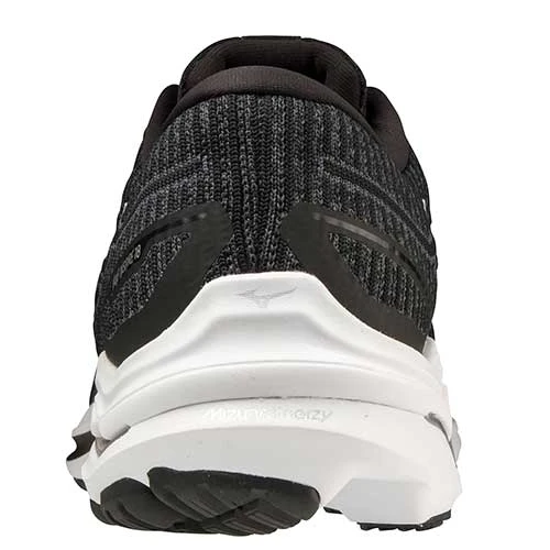 Mizuno Men's Wave Inspire 18 Waveknit Running Shoe- Ebony - Regular (D) 7 Mizuno Men's Wave Inspire 18 Waveknit Running Shoe- Ebony - Regular (D) - Image 5