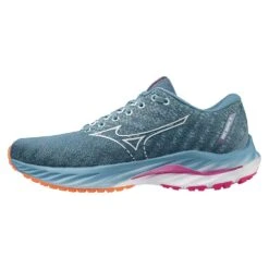 Mizuno Women's Wave Inspire 19 Running Shoe- Provincial Blue/White- Regular (B) 9 Mizuno Women's Wave Inspire 19 Running Shoe- Provincial Blue/White- Regular (B) -Sports Shoe Store 411398 5B00 00