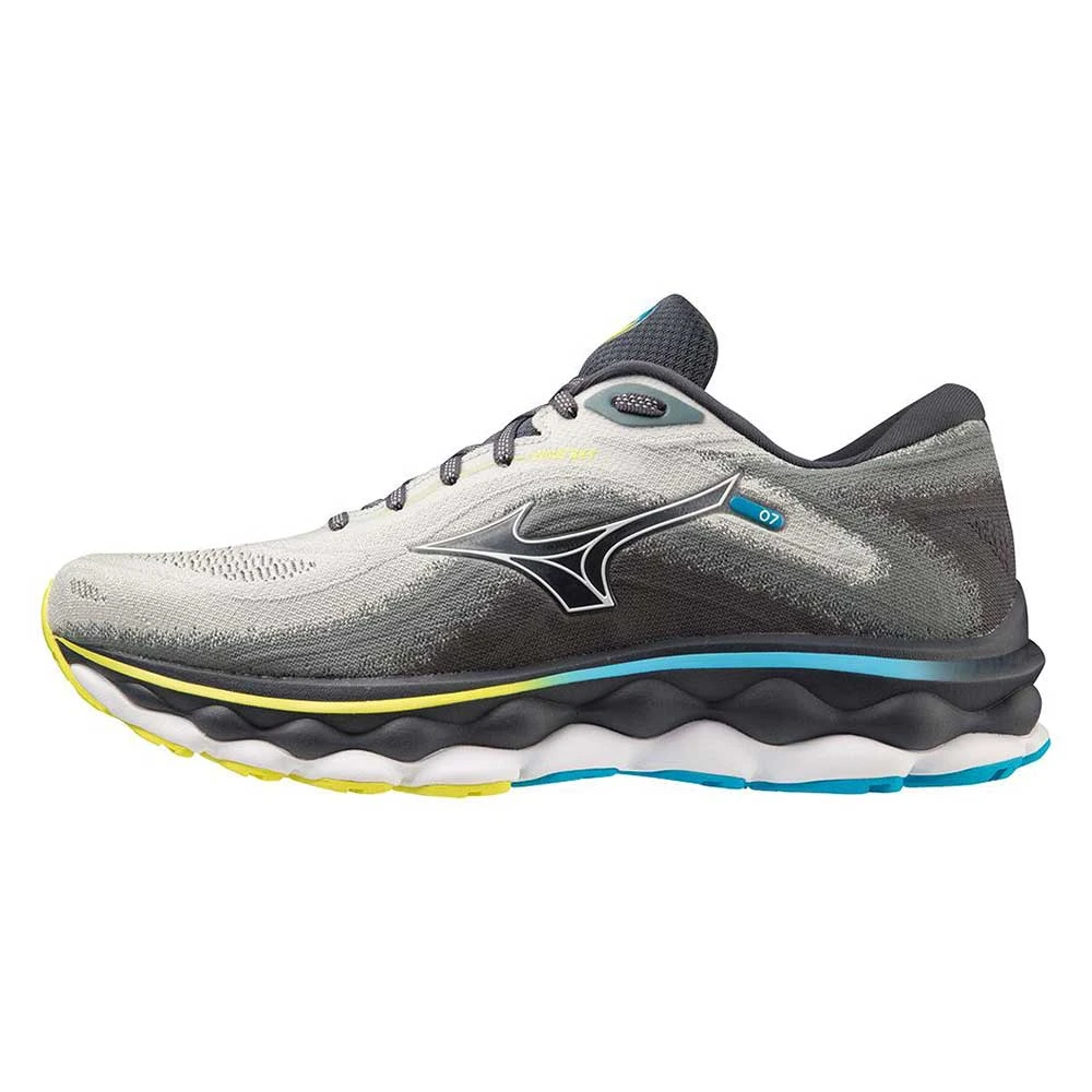 Mizuno Men's Wave Sky 7 Running Shoe - Pearl Blue/White - Regular (D) 4 Mizuno Men's Wave Sky 7 Running Shoe - Pearl Blue/White - Regular (D) - Image 2