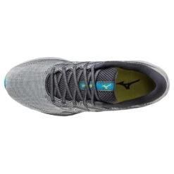 Mizuno Men's Wave Rider 27 Running Shoe - Pearl Blue/White - Regular (D) 20 Mizuno Men's Wave Rider 27 Running Shoe - Pearl Blue/White - Regular (D) -Sports Shoe Store 411415 5F00 04