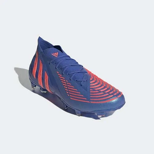ADIDAS Unisex Predator Edge .1 FG Soccer Shoe - Hi-Res Blue/Turbo/Hi-Res Blue - Regular (D) 4 ADIDAS Unisex Predator Edge .1 FG Soccer Shoe - Hi-Res Blue/Turbo/Hi-Res Blue - Regular (D) - Image 2