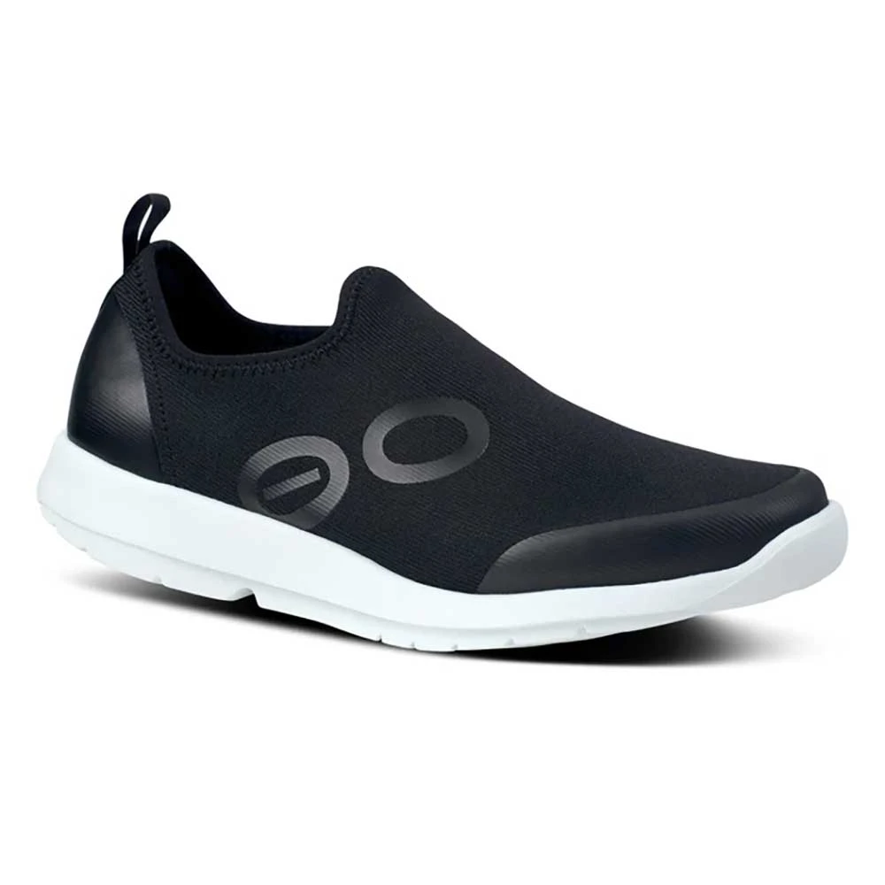 OOfos Men's OOmg Sport Shoe - White/Black- Regular (D) 4 OOfos Men's OOmg Sport Shoe - White/Black- Regular (D) - Image 2
