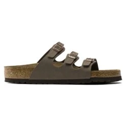 Birkenstock Women's Florida Soft Footbed Mocha Birko-Flor Nubuck Sandal- Regular/Wide 9 Birkenstock Women's Florida Soft Footbed Mocha Birko-Flor Nubuck Sandal- Regular/Wide -Sports Shoe Store 53881 side