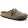 Birkenstock Boston Soft Footbed Taupe Suede- Regular/Wide 1 Birkenstock Boston Soft Footbed Taupe Suede- Regular/Wide -Sports Shoe Store 560771 bost tau
