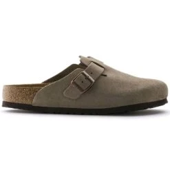 Birkenstock Boston Soft Footbed Taupe Suede- Regular/Wide 12 Birkenstock Boston Soft Footbed Taupe Suede- Regular/Wide -Sports Shoe Store 560771 side bost tau
