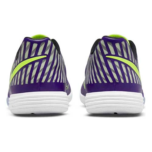 Unisex Nike Lunar Gato II IC Soccer Shoe -Electro Purple/Volt/Black 6 Unisex Nike Lunar Gato II IC Soccer Shoe -Electro Purple/Volt/Black - Image 4