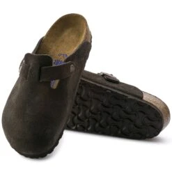 Birkenstock Boston Soft Footbed Mocha Suede- Regular/Wide 12 Birkenstock Boston Soft Footbed Mocha Suede- Regular/Wide -Sports Shoe Store 660461 sole bost b