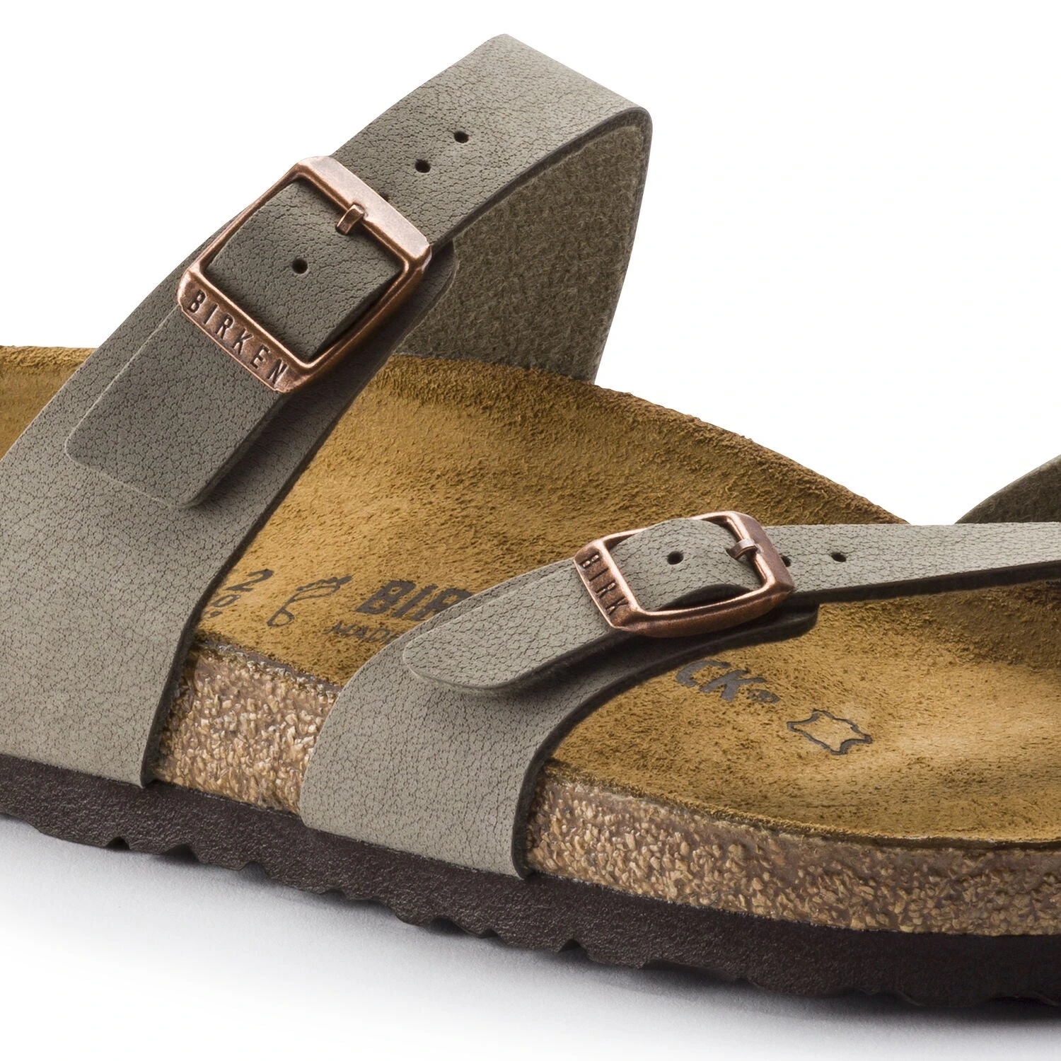 Birkenstock Mayari Cork Stone Birko-Flor Nubuck Sandal- Regular/Wide 7 Birkenstock Mayari Cork Stone Birko-Flor Nubuck Sandal- Regular/Wide - Image 5