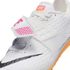 Unisex Nike Air Zoom High Jump Elite Spike - White/Black/Laser Pink - Regular (D) -Sports Shoe Store 806561 102 PHSYD005
