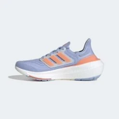 ADIDAS Women's Ultraboost Light Running Shoe - Blue Dawn/Coral Fusion/Blue Fusion - Regular (B) -Sports Shoe Store 8461b9df8b234367ad5faf89013681a7 9366