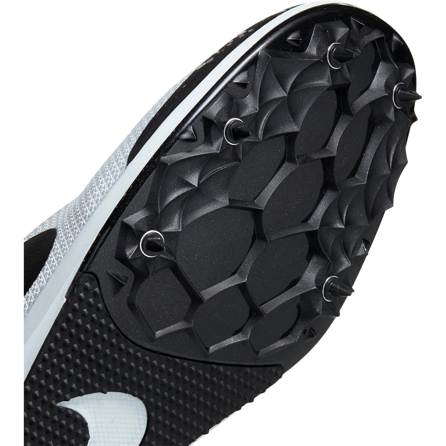 Nike Unisex Zoom Rival D 10 Track Spike - Pure Platinum/Black/Indigo Fog-Regular (D) 8 Nike Unisex Zoom Rival D 10 Track Spike - Pure Platinum/Black/Indigo Fog-Regular (D) - Image 6