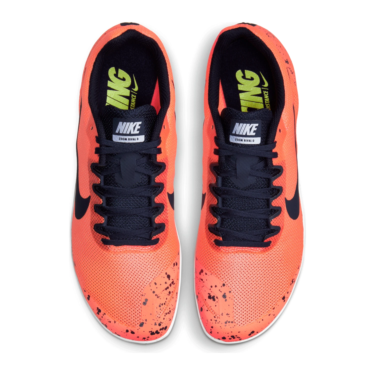 Nike Unisex Zoom Rival D 10 Track Spike - Bright Mango/Blackened Blue/Purple Pulse-Regular (D) 6 Nike Unisex Zoom Rival D 10 Track Spike - Bright Mango/Blackened Blue/Purple Pulse-Regular (D) - Image 4