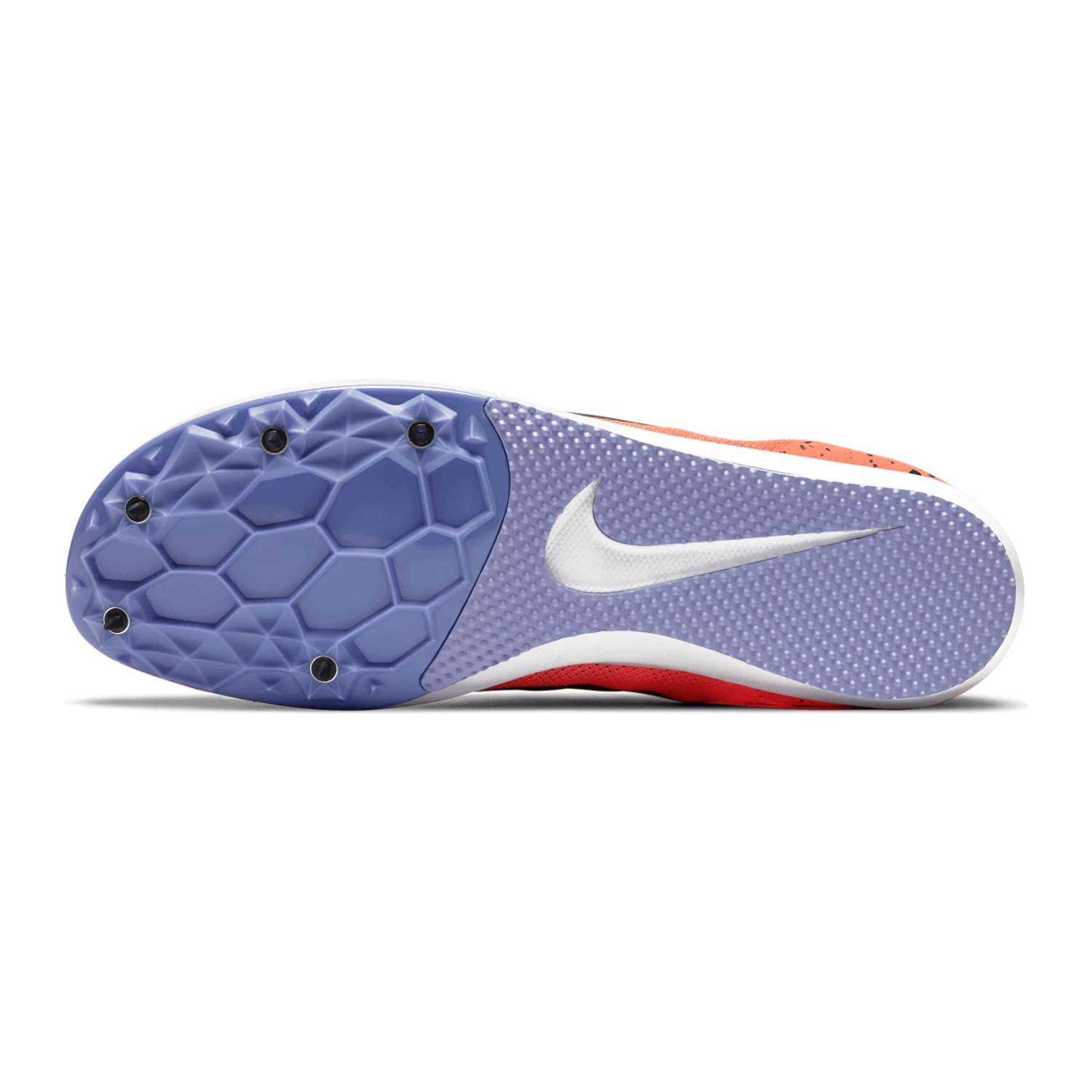 Nike Unisex Zoom Rival D 10 Track Spike - Bright Mango/Blackened Blue/Purple Pulse-Regular (D) 8 Nike Unisex Zoom Rival D 10 Track Spike - Bright Mango/Blackened Blue/Purple Pulse-Regular (D) - Image 6