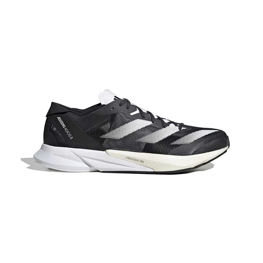 ADIDAS Men'sAdizero Adios 8 Running Shoe - Carbon/FTW White/Cblack - Regular (D) 3 ADIDAS Men'sAdizero Adios 8 Running Shoe - Carbon/FTW White/Cblack - Regular (D)