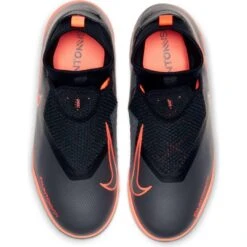 Nike Jr. Phantom Vision Academy Dynamic Fit TF Soccer Cleat - Dark Grey/Black/Bright Mango 11 Nike Jr. Phantom Vision Academy Dynamic Fit TF Soccer Cleat - Dark Grey/Black/Bright Mango -Sports Shoe Store AO3292 080 PHCTH001