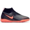 Nike Jr. Phantom Vision Academy Dynamic Fit TF Soccer Cleat - Dark Grey/Black/Bright Mango 2 Nike Jr. Phantom Vision Academy Dynamic Fit TF Soccer Cleat - Dark Grey/Black/Bright Mango -Sports Shoe Store AO3292 080 PHSRH000