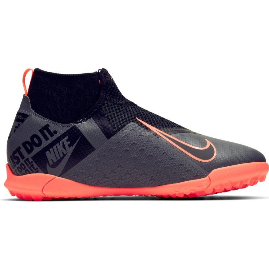 Nike Jr. Phantom Vision Academy Dynamic Fit TF Soccer Cleat - Dark Grey/Black/Bright Mango 7 Nike Jr. Phantom Vision Academy Dynamic Fit TF Soccer Cleat - Dark Grey/Black/Bright Mango - Image 5