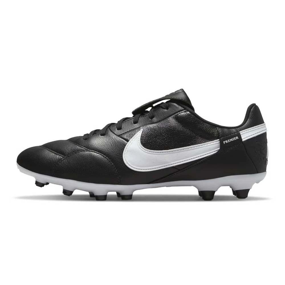 Nike Unisex Premier III FG Soccer Shoe- Black/White 5 Nike Unisex Premier III FG Soccer Shoe- Black/White - Image 3