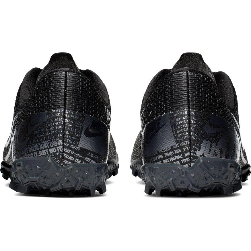 Nike Jr. Mercurial Vapor 13 Academy TF Soccer Cleat - Black/Cool Grey/Metallic Cool Grey 6 Nike Jr. Mercurial Vapor 13 Academy TF Soccer Cleat - Black/Cool Grey/Metallic Cool Grey - Image 4