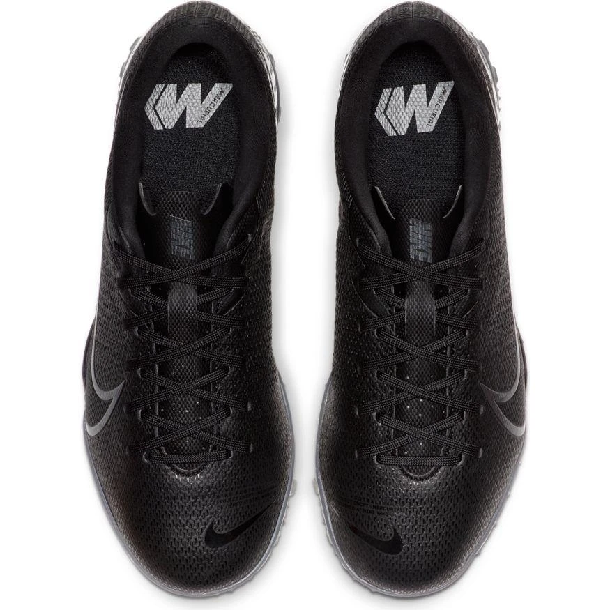 Nike Jr. Mercurial Vapor 13 Academy TF Soccer Cleat - Black/Cool Grey/Metallic Cool Grey 5 Nike Jr. Mercurial Vapor 13 Academy TF Soccer Cleat - Black/Cool Grey/Metallic Cool Grey - Image 3