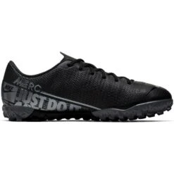 Nike Jr. Mercurial Vapor 13 Academy TF Soccer Cleat - Black/Cool Grey/Metallic Cool Grey 12 Nike Jr. Mercurial Vapor 13 Academy TF Soccer Cleat - Black/Cool Grey/Metallic Cool Grey -Sports Shoe Store AT8145 001 PHSRH001