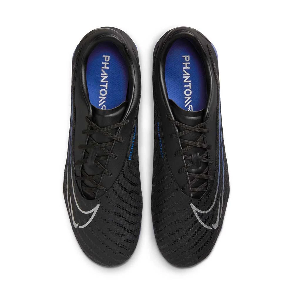 Nike Phantom GX Academy MG Soccer Cleat - Black/Chrome-Hyper Royal- Regular (D) 6 Nike Phantom GX Academy MG Soccer Cleat - Black/Chrome-Hyper Royal- Regular (D) - Image 4