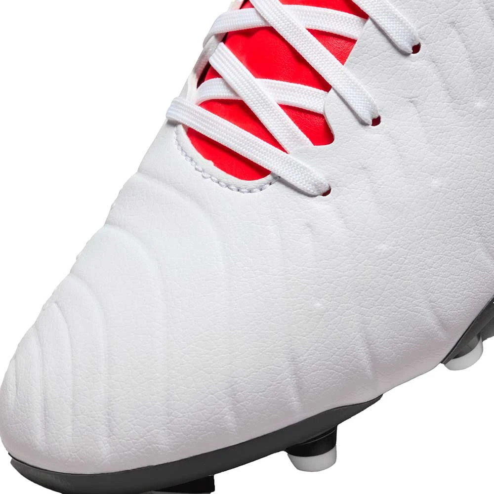Nike Tiempo Legend 10 Academy MG Soccer Cleat - White/Black-Bright Crimson- Regular (D) 10 Nike Tiempo Legend 10 Academy MG Soccer Cleat - White/Black-Bright Crimson- Regular (D) - Image 8