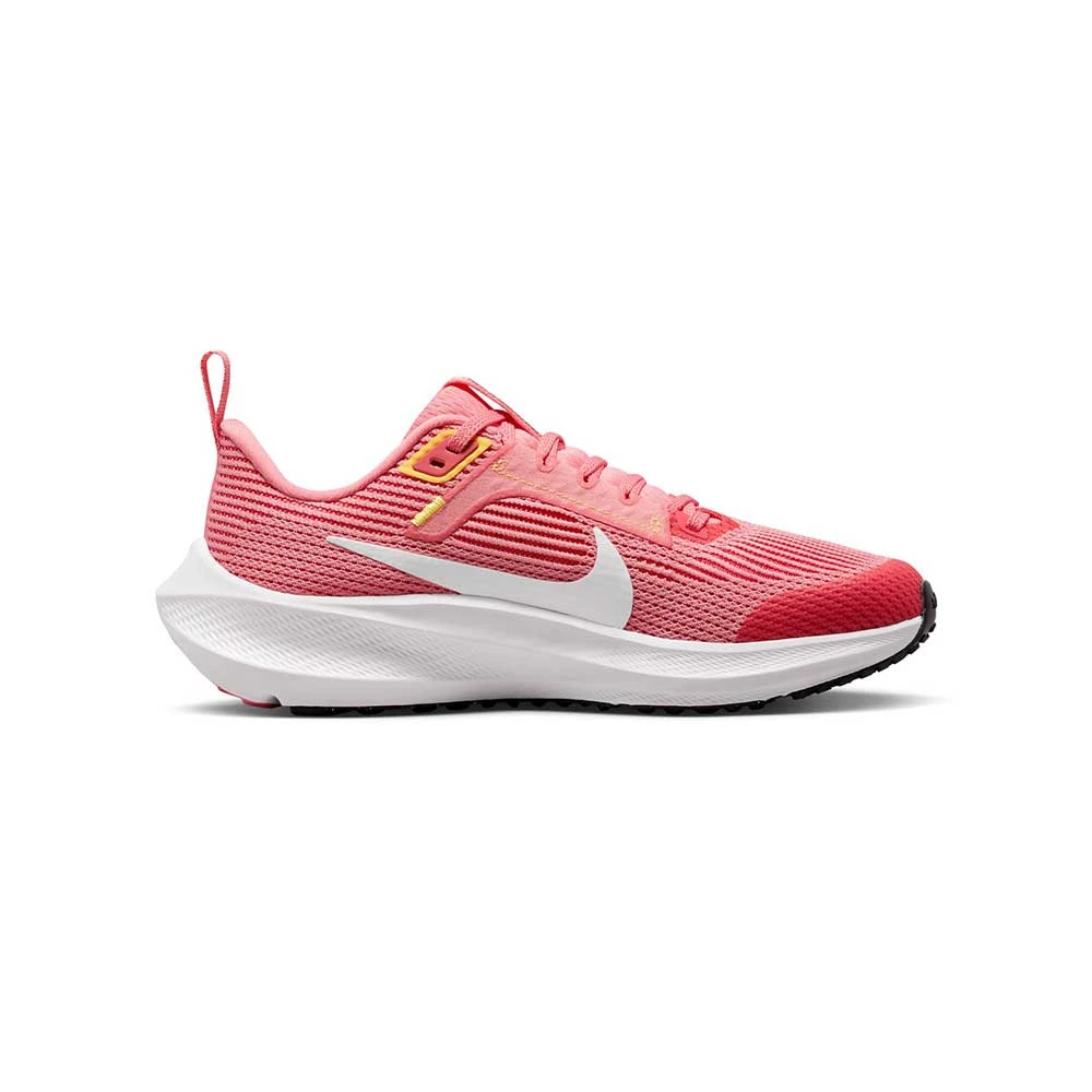 Nike Youth Pegasus 40 Running Shoe- Coral Chalk/White/Citron Pulse - Regular (D) 3 Nike Youth Pegasus 40 Running Shoe- Coral Chalk/White/Citron Pulse - Regular (D)