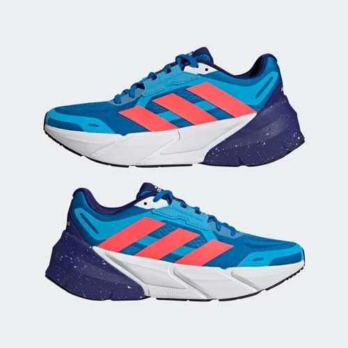 ADIDAS Men's AdiSTAR Running Shoe - Blue Rush/Turbo/Legacy Indigo - Regular (D) 9 ADIDAS Men's AdiSTAR Running Shoe - Blue Rush/Turbo/Legacy Indigo - Regular (D) - Image 7
